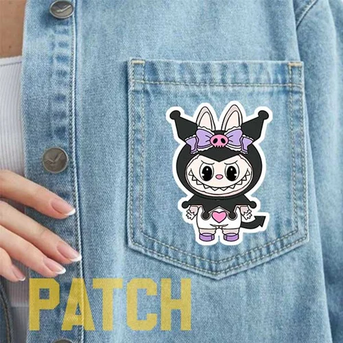 استیکر پارچه ای کرومی طرح 32