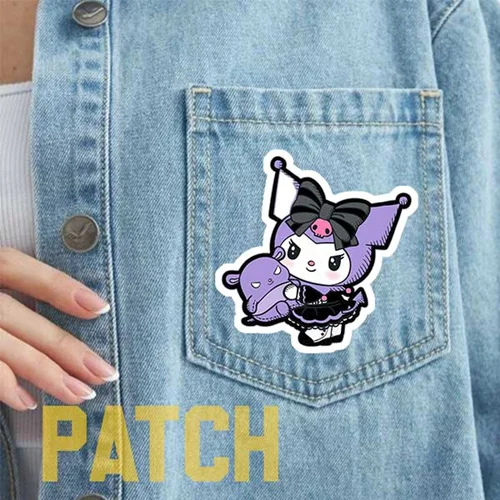 استیکر پارچه ای کرومی طرح 35