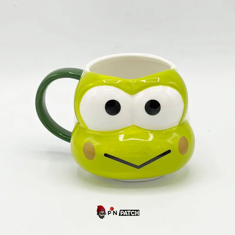 ماگ سرامیکی 3بعدی طرح قورباغه keroppi