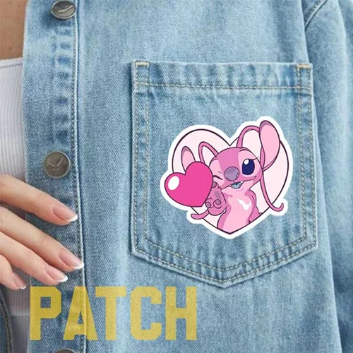 استیکر حرارتی لباس طرح استیچ کد08