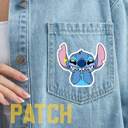 برچسب پارچه ای لباس طرح استیچ کد06