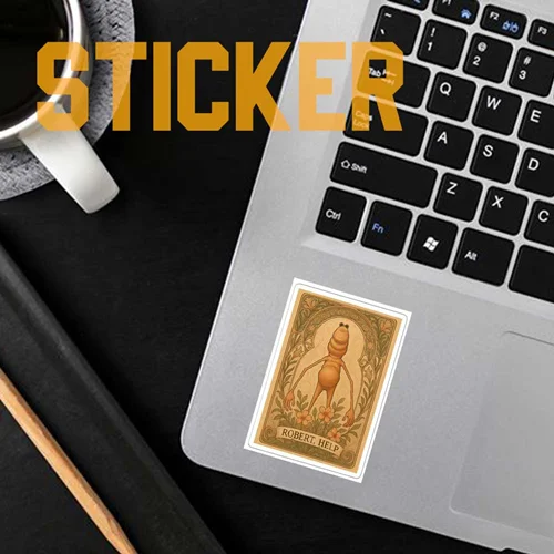 استیکر گوشی و لپ تاپ طرح مارکوس کد01